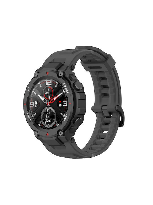 Techsuit Λουράκι Σιλικόνης Γκρι (Amazfit T-Rex)