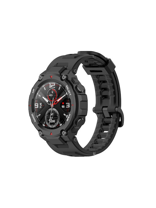 Techsuit Strap Silicone Black (Amazfit T-Rex)