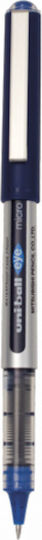 Uni-Ball Eye Micro UB-150 Pen Rollerball 0.5mm Blue with Blue Ink 12pcs