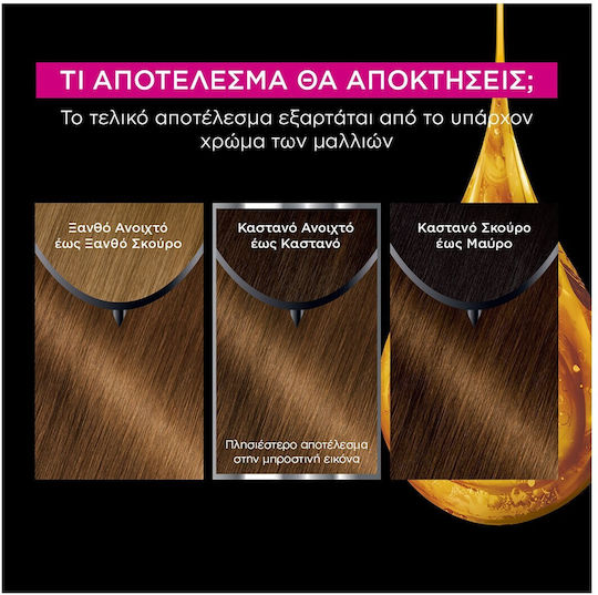 Garnier Olia Βαφή Μαλλιών Χωρίς Αμμωνία 6.3 Ξανθό Σκούρο Μελί 60gr