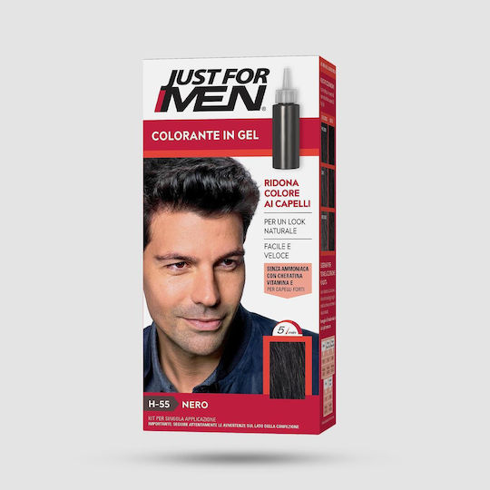 Just For Men Hair Dye Black H-55