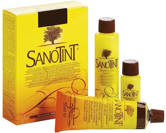 Sanotint Classic Vopsea de Păr Fără Amoniac 02 Castaniu Închis 125ml