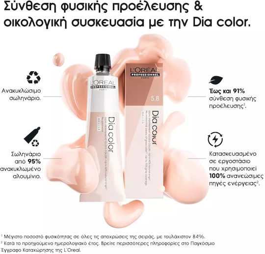 L'Oréal Professionnel Dia Color Προσωρινή Βαφή Μαλλιών Χωρίς Αμμωνία 6 60ml