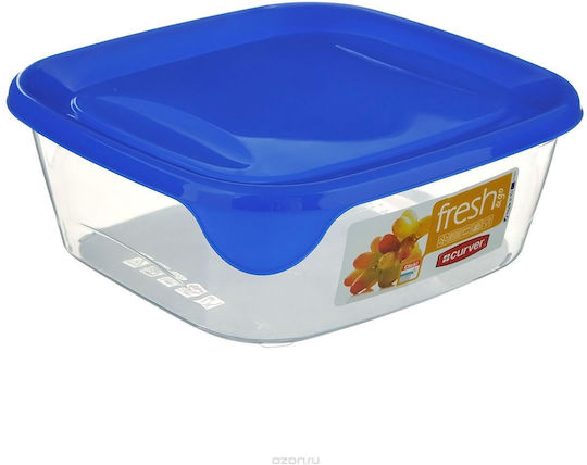 Curver Food Container “fresh&go” Square 0.25l Blue Transparent