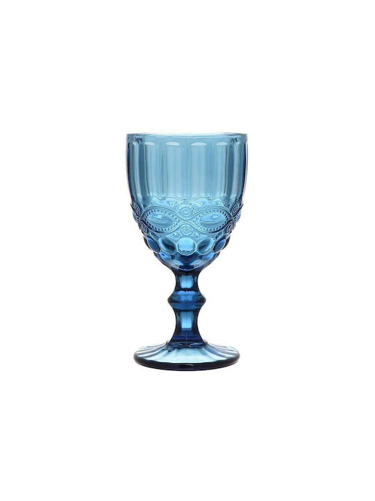 Inart Goblet White and Red Wine Glass Set 260ml 6pcs Blue 3-60-896-0023