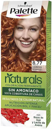Palette Natural Tinte Βαφή Μαλλιών 8.77 Cobrizo Intenso