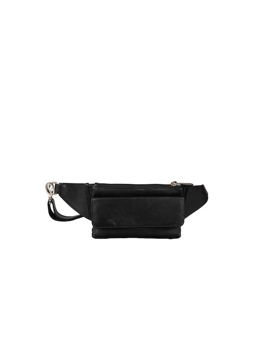 Leather Creations XK Leather Waist Bag Black