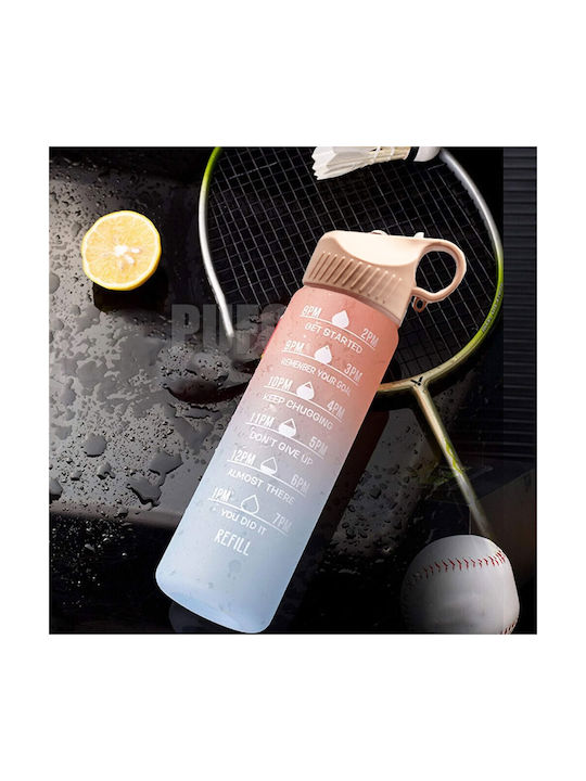 Sport Water Bottle Plastic 500ml Pink