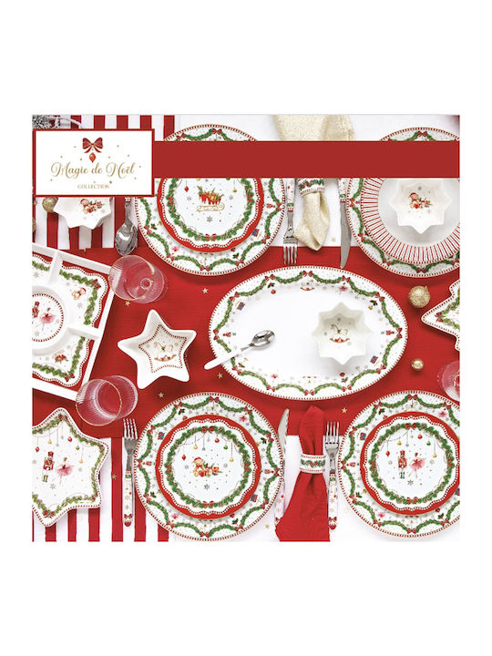 Marva Christmas Platter Porcelain L35xW15cm.