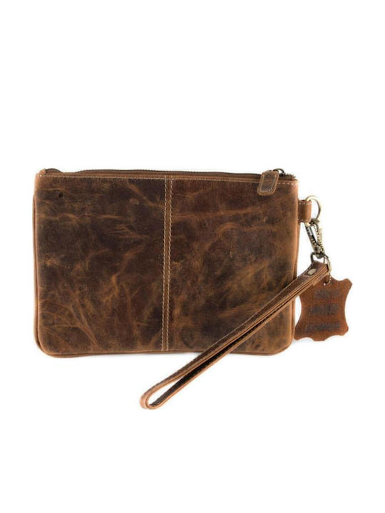 Leather Men's Bag Shoulder / Crossbody Brown