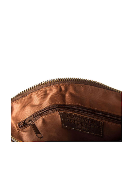 Leather Men's Bag Shoulder / Crossbody Brown