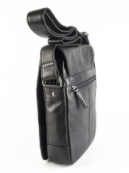 Leather Men's Bag Shoulder / Crossbody Black