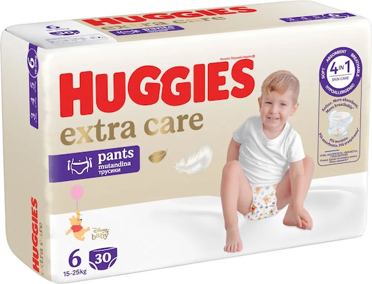 Huggies Windelhosen Extra Care Nr. 6 für 15-25kg 30cm