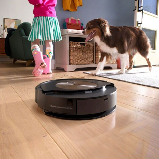 iRobot Roomba Combo j9+ Roboter-Staubsauger mit Optischer Kartierung Schwarz