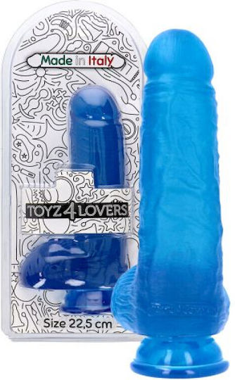 Toyz4lovers Ulisse Реалистично дилдо с Топки и Вендуза Син 22.5см