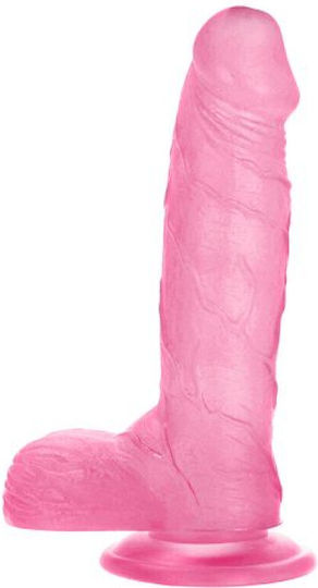 Toyz4lovers Realistisches Dildo mit Hoden und Saugnapf Rosa 24cm