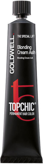 Goldwell Topchic Permanent Hair Color Βαφή Μαλλιών Cream Ash 60ml