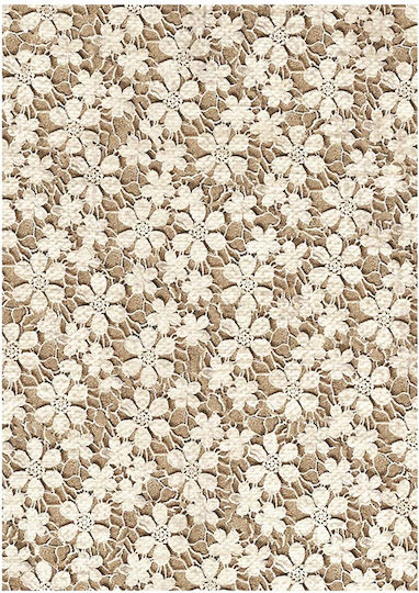 Σετ 8 Ριζόχαρτα Ντεκουπάζ Stamperia 10.5×14.8cm Backgrounds Old Lace
