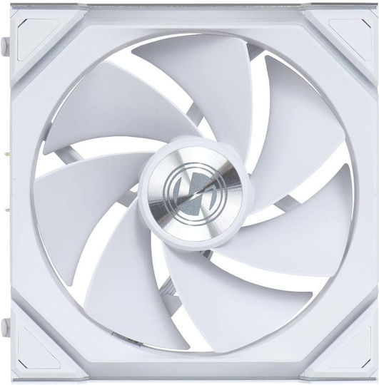 Lian Li UNIFAN SL Wireless Reverse Blade Case Fan 120mm (2000rpm / 64cfm) with RGB Lighting 3pcs White