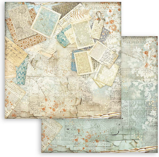 Stamperia Scrapbooking 170gr/m² 10 Blätter 10Stück