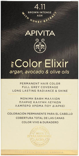 Apivita My Color Elixir Hair Dye no Ammonia 4.11 Chestnut Intense Sandre 50ml