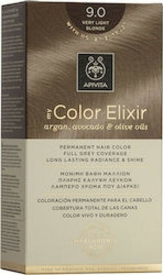 Apivita My Color Elixir Hair Dye no Ammonia 9.0 Blonde Very open 50ml