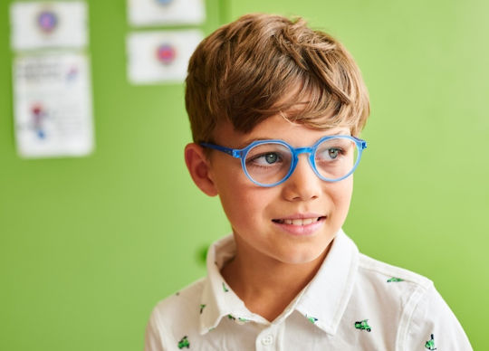 Milo & Me Billie Children's Plastic Eyeglass Frame Blue 1304120