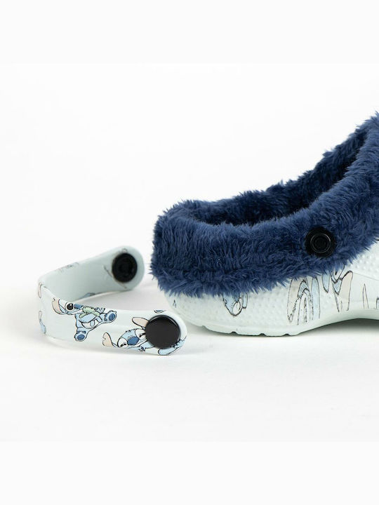Stitch Детски Чехли Светлосини