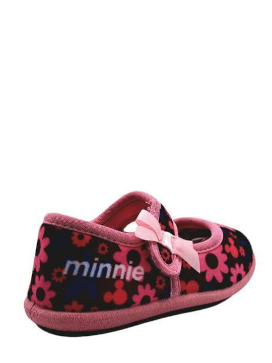 Disney Kids Slippers Burgundy