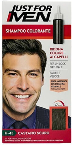 Just For Men Vopsea de Păr Șaten Închis H-45 30ml