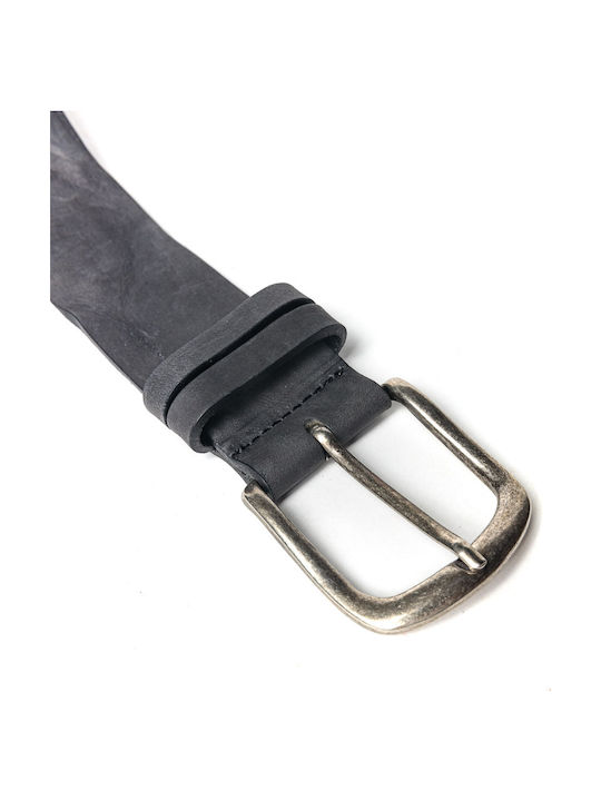 Men's Belt Leather Gray