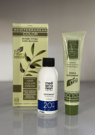 Mediterranean Hair Color Cream Bio Βαφή Μαλλιών Χωρίς Αμμωνία 60ml