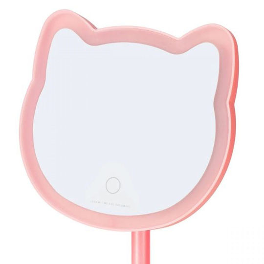 Legami Milano Makeup Mirror Tabletop with Light 17.5cm Pink