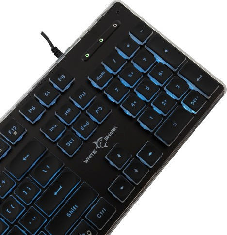 White Shark Tachi Gaming Keyboard with Illuminated keys (English US)