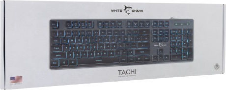 White Shark Tachi Gaming Keyboard with Illuminated keys (English US)