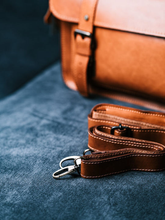 Leder Damentasche Umhängetasche Tabac Braun