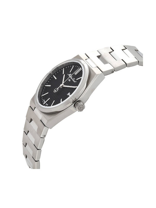 Mathey Tissot Dial Watch with Silver Metal Bracelet