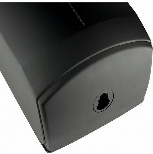 Dispenser pentru prosoape de hârtie, realizat din ABS, 1 rolă, diametru 22 cm, negru, 32 x 22,2 x 22,2 cm