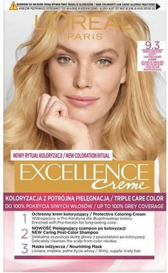 L'Oreal Paris Excellence Creme Hair Dye 9.3 Very Light Blonde