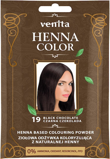 Venita Henna Χωρίς Αμμωνία 19 Black Chocolate 30gr