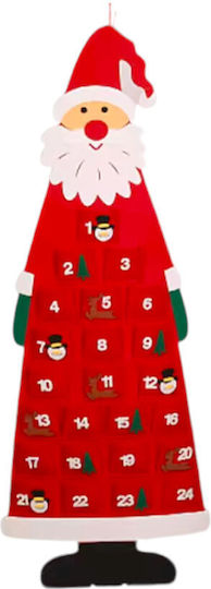 Queen Mother Christmas Calendar in Red color