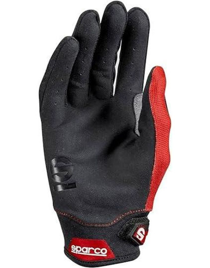 Sparco Meca III Ανδρικά Γάντια Οδήγησης Kart Κόκκινο Χρώμα