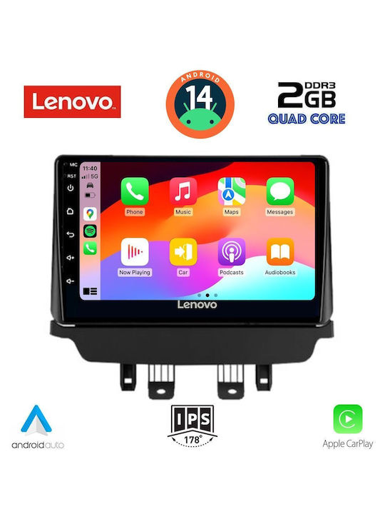 Lenovo Car Audio System for Mazda 2 2014> (Bluetooth/USB/AUX/WiFi/GPS) with Touch Screen 9"