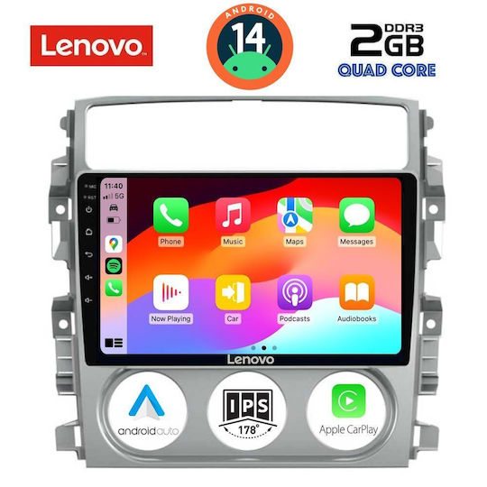 Lenovo Car Audio System for Suzuki Liana 2001-2007 (Bluetooth/USB/AUX/WiFi/GPS/Apple-Carplay/Android-Auto) with Touch Screen 9"