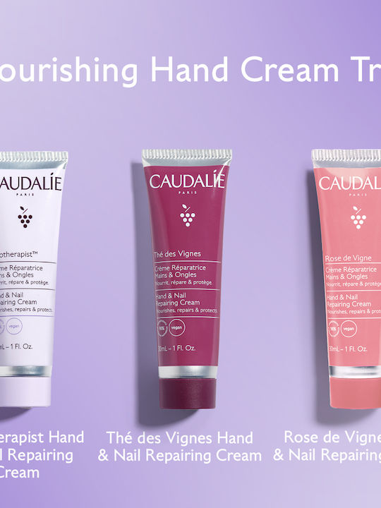 Caudalie Hand Cream Trio Σετ Περιποίησης για Ενυδάτωση 3τμχ