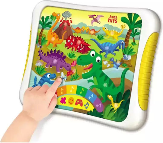 Kids Hits Dino Friends Electronic Kids Educational Laptop Tablet For Age 3 Plus