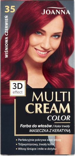 Joanna Multi Vopsea De Păr Roșu Vișiniu 35ml
