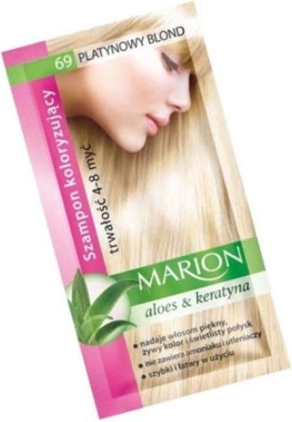 Marion Aloes & Keratyna Χρωμοσαμπουάν Χωρίς Αμμωνία 4-8 Myc No. 69 Platinum Blonde 40ml