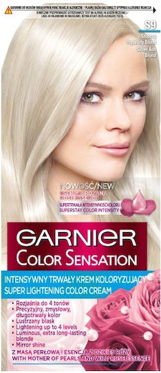 Garnier Color Sensation Vopsea De Păr 9 Blond Argintiu Gri 150ml