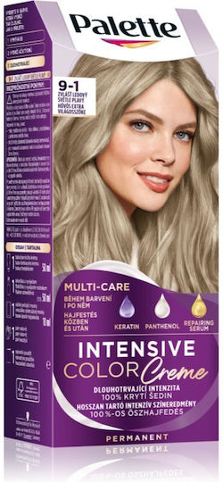 Schwarzkopf Palette Intensive Color Creme Hair Dye 9-1 Ultrabright Cool Blonde 50ml